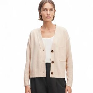 Everlane Cream Women's Cardigan Sweater